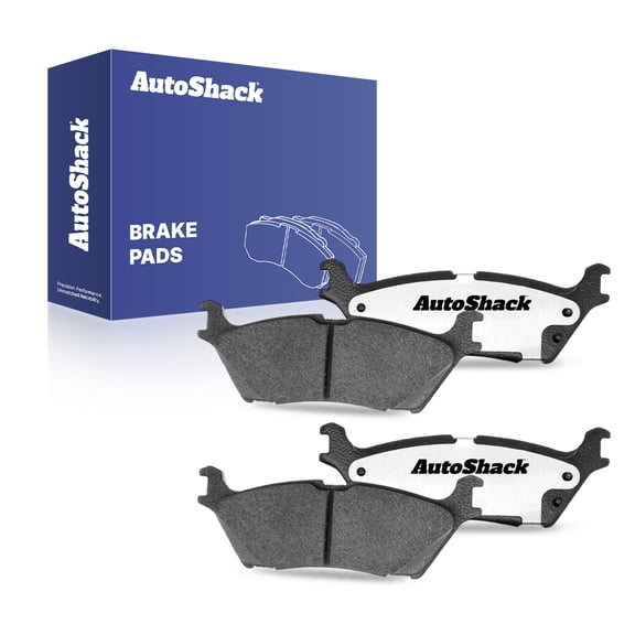 AutoShack Rear Ceramic Brake Pad Set for Ford & Lincoln, F-150 2021-2025 Expedition 2022-2023 Navigator 2022-2024, 4WD RWD V6 2.7L 3.0L 3.3L 3.5L V8 5.0L 5.2L