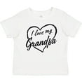 thumbnail image 3 of Inktastic I Love My Grandpa in Black Chalk Heart Boys or Girls Baby T-Shirt, 3 of 5