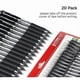 thumbnail image 5 of 20-Pack 0.5 mm Gel Pens, Black Retractable Ballpoint Pens, Smooth Pens for Adults or Children, School Writing, 5 of 5