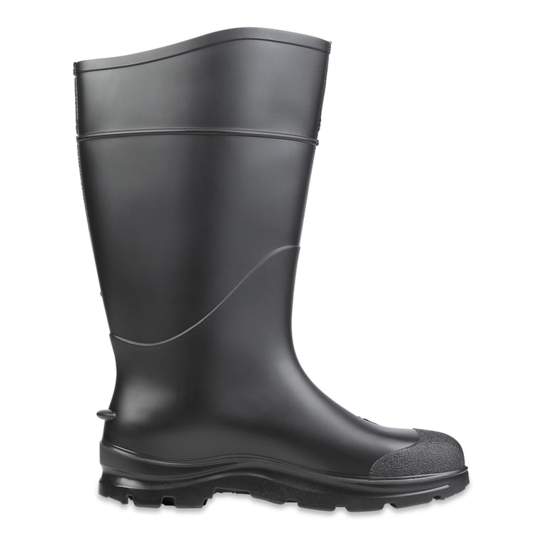 Men’s Pariis Boots, Black Waterproof Rubber Pull On , Size 8 Habit FW10045 Fishing Rubber Shoes - Men main image 2