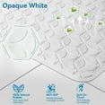 thumbnail image 2 of Bathtub Mat Non Slip with Suction Cups - 100% Rubber Bathroom Mat Textured for Bath Tub Shower Safety - Soft on Touch - BPA/PVC Free - Pet Dog Bath Mat - Machine Washable - 16 × 28 Inch（White）, 2 of 4