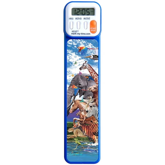 Cronómetro digital Bookmark My-Time para niños que leen