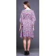 thumbnail image 3 of Bimba Flower Womens Short Beach Kaftan Beachwear Bikini Coverup Midi Dress-4X-5X, 3 of 5