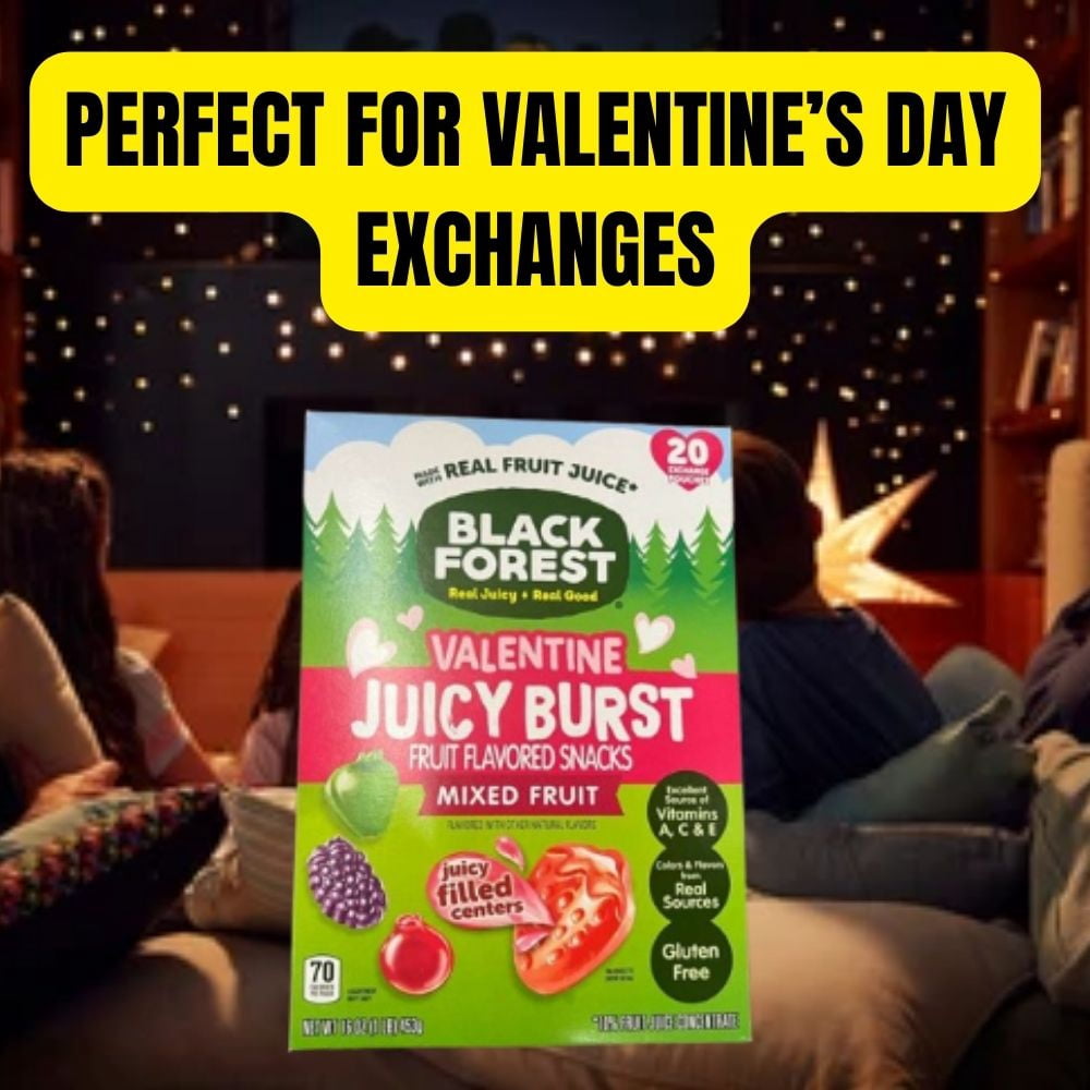 Juicy Filled Fruit-Flavored Snack Pouches, Mixed Fruit, Gluten-Free, Excellent Source of Vitamins A, C & E, 16 Pouches with LaPrima Morceau Bonbon Bonus