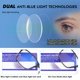 thumbnail image 3 of Gafas de lectura MOZVND Blue Light Blocking 2.25 para hombre, paquete de 5, 3 of 7