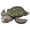 13.8in, variant on Giant Simulation Sea Turtle Stuffed Animal Soft Stuffed Tortoise Animal Toy Home Decor Birthday Gifts