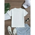 thumbnail image 2 of Young Girl Simple Dandelion Print Short Sleeve T-Shirt, 2 of 4