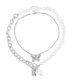 thumbnail image 1 of Collar para mujer, joyería para mujer, joyería para mujer, collares de moda para mujer, collares de doble capa, joyería femenina, regalos navideños. Un collar., 1 of 4