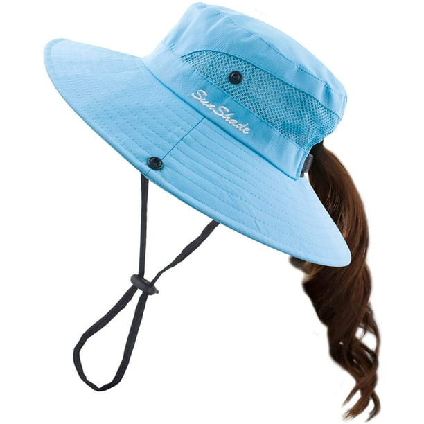 Sun Hats, Visors with Neck Protection for Women Summer Wide Brim
