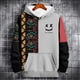 thumbnail image 4 of Nueva sudadera con capucha de otoño para hombre, sudadera con estampado de patchwork con patrón étnico 3D, sudadera de manga larga, sudadera con capucha de calle a la moda, tops de gran tamaño, 4 of 5
