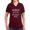 Garnet, variant on CafePress - Quilting And Wine Women's V Neck Dark T Shirt - Women's V-Neck Dark T-Shirt