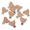 thumbnail image 1 of 10 Uds. Clip de Soporte para Chupete Natural para de para Bebés, Cierres para Pezones Infantiles , Pájaro, unico Macarena Clip de chupete de madera 10pcs, 1 of 8