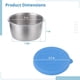 thumbnail image 5 of Tazas para salsa con Tapas de Acero inoxidable Timcorr, 5 of 7
