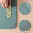 thumbnail image 4 of Double Sided Stainless Steel Cutting Board, 35x22cm Strong Adhesive Meat Vegetable Fruit Fish Cheese Cutting Board for Kitchen, 4 of 7