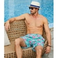 thumbnail image 3 of Men's Swim Trunks,Mesh Lining Quick Dry with Pockets Beach Shorts Hawaiian Bathing Suits Swim Pants, 3 of 9