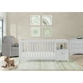 thumbnail image 4 of Delta Children Alice 5-in-1 Convertible Crib and Changer - Greenguard Gold Certified, Moonstruck Grey, 4 of 14