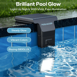 Poolhacker Solar POOLHACKER Solar Underwater Pool Light, 10-Color 4-Mode LED, Remote ...