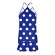 thumbnail image 5 of Conjunto de pijama de poliéster con tirantes finos y estampado de moda para mujer, 5 of 8