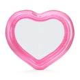 thumbnail image 1 of Hamaca acuática FUNBOY Original con forma de corazón transparente con flotador de malla para piscina, 1 of 6