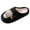 Black, variant on Gaexia Women's Winter Slippers Cozy Couple Cow Print Cartoon Fuzzy Warm Shoes Indoor Outdoor Comfortable Non- Soft Sole