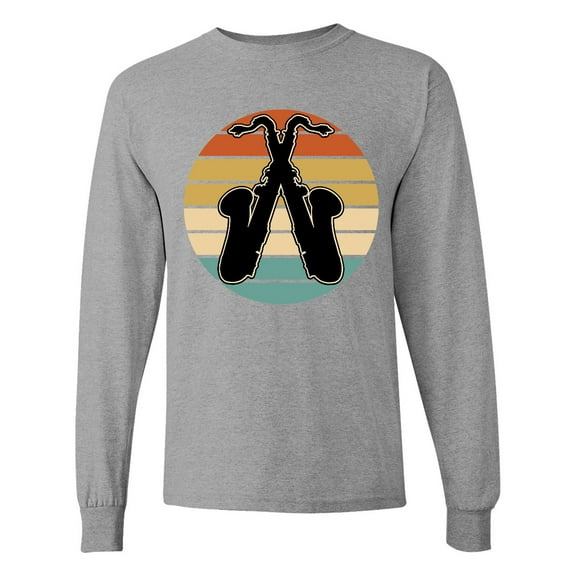 Inktastic Saxophone Music Vintage Band Long Sleeve T-Shirt