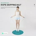 thumbnail image 1 of CTIRCHIU Fitness Exercise Mat Shock Absorbing Jumping Mat TPE Blue for Adult Workout 1Pcs, 1 of 6