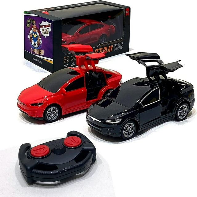 Voiture Télécommandée Dynamique Voiture Télécommandée à 4 Canaux avec Phare Drift Voiture de Sport Rechargeable Puissance Élevée Télécommande Sans Fil pour Enfants Course