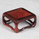 thumbnail image 5 of Base cuadrada de bonsái de madera con forma de rama ácida roja, maceta, soporte for plantas de interior, 5 of 5