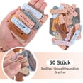 thumbnail image 2 of Toystoory 50 etiquetas de cuero hechas a mano, etiquetas profesionales para etiquetas de costura profesionales únicas, fáciles De coser, 2 of 6
