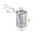thumbnail image 1 of Passoire Alimentaire, Panier à Pâtes en Maille avec Poignée, Passoire à Pâtes en Maille d'Acier Inoxydable Passoire Araignée pour Pâtes Nouilles Raviolis, 1 of 8