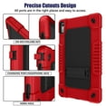 thumbnail image 6 of FIEWESEY for Lenovo Tab P11 2nd Gen Tablet Case,Shoulder Strap Soft Silicone&Hard Back Hybrid Shockproof Kids Friendly Protective Case for Lenovo Tab P11 2nd Gen 11.5"(TB350FU/350XU)(Red/Black), 6 of 6