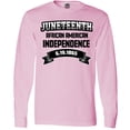 thumbnail image 3 of Inktastic African American Independence Juneteenth Long Sleeve T-Shirt, 3 of 5