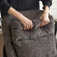thumbnail image 5 of VINGLI Chenille Executive Ergonomic Fabric Office Chair with 100-130° Recline, High-Back Desk Chair with Adjustable Base &Padded Back & Wheels, Comfy Chair for Gaming, Computer, Home Office,Dark Gray, 5 of 9