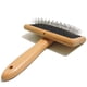 thumbnail image 1 of Cepillo autolimpiante Qianli con mango de madera para perros y gatos, peine para pelo largo y corto, herramienta de aseo para perros y gatos., 1 of 5