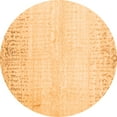 thumbnail image 1 of Ahgly Company Indoor Round Abstract Orange Contemporary Area Rugs, 3' Round, 1 of 1