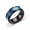 blue, variant on Men's Stainless Steel Rings Couple Rings Wide Band Shell Ring Finger Ring 8mm ➳-blue-6