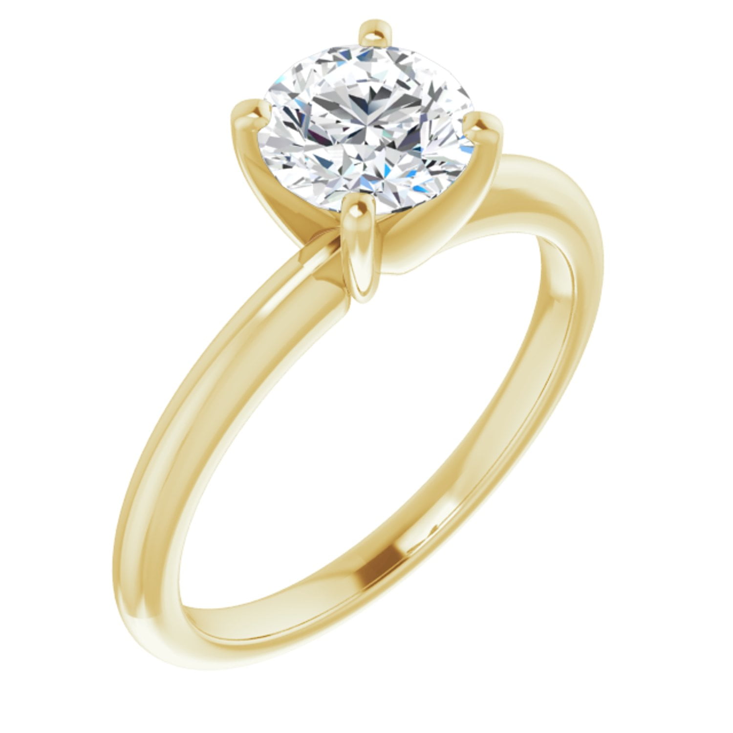 Everyday Elegance Jewelry - 1.0 Carat Round Cut Forever One Created ...