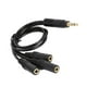 thumbnail image 5 of Cable divisor 3xAUX de 3,5 mm macho a 3,5 mm hembra de PVC Negro Strade Fareast Limited, 5 of 8