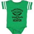 thumbnail image 3 of Inktastic Handpicked for Earth by My Great Uncle in Heaven Boys or Girls Baby Bodysuit, 3 of 5