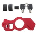 thumbnail image 5 of unbranded  Horn Lock Throttle Moped Locks Motor Motorcycle Rotor Bike Red, 5 of 8