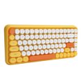 thumbnail image 2 of Teclado inalámbrico Ajazz Bluetooth 84 teclas Retro redondo Keycap Gaming Office Supplies 308IYellow, 2 of 5