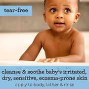Aveeno Infant Baby Cleansing Therapy Moisturizing Bath Body Wash, Oatmeal, 8 fl oz