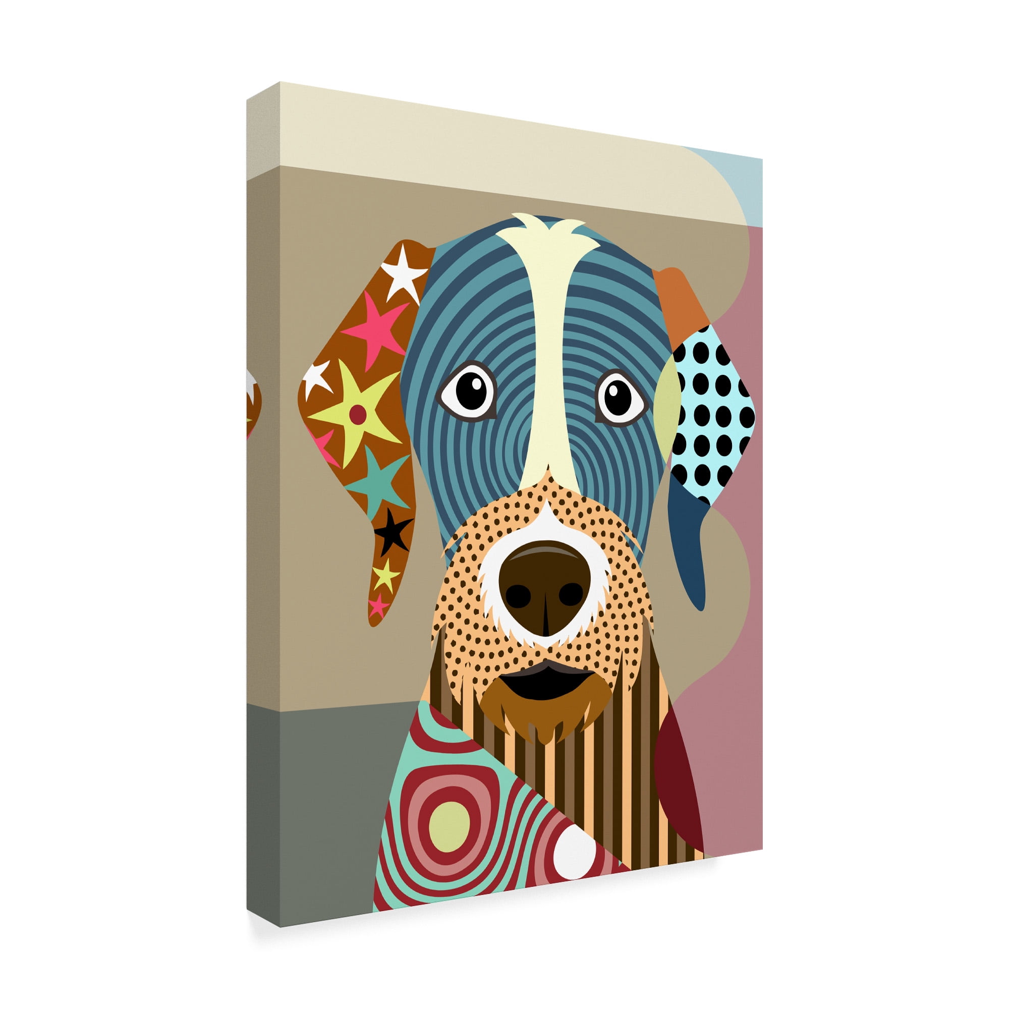 Trademark Fine Art 'German Wirehaired Pointer' Canvas Art by Lanre Adefioye