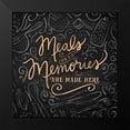 thumbnail image 2 of Noonday Designs 15x15 Black Modern Framed Museum Art Print Titled - Gather Here II (Meal Memories), 2 of 5