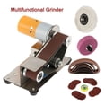 thumbnail image 2 of Mini Electric Belt Sander Grinder DIY Polishing Grinding Machine, Cutter Eds Sharpener Desktop Cutter Eds Power Tool ,Powerhouse Performance, 2 of 7