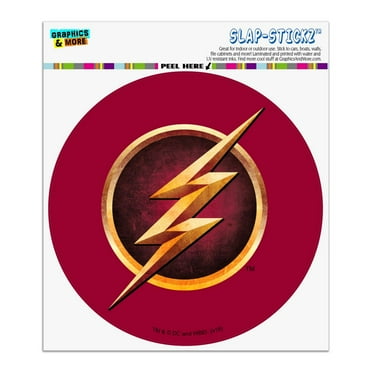 The Flash TV Series Logo Automotive Car Window Locker Circle Bumper Sticker