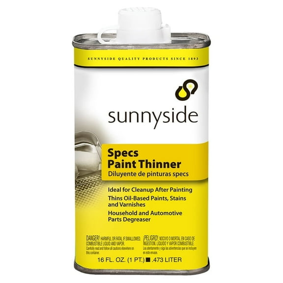 4-Pack of 1 pt Sunnyside 70416 Sunnyside Specs Paint Thinner