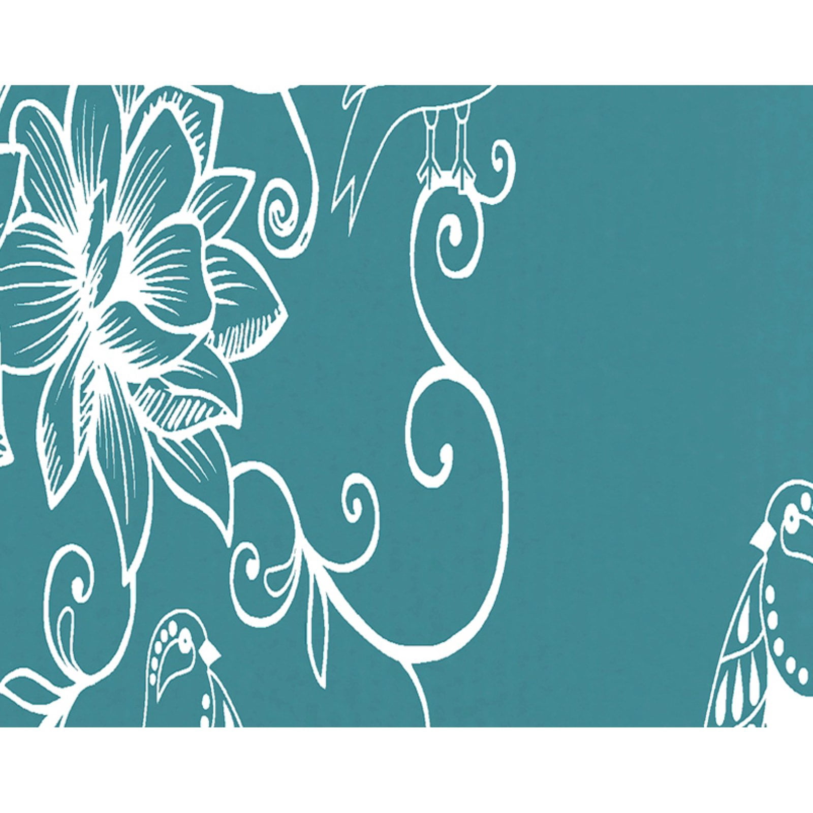 Simply Daisy 18" x 30" Morning Birds Floral Print Kitchen Towel