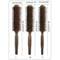 thumbnail image 5 of Round Boar and Nylon Bristle Brush Styling Hairbrush for Blow Drying and Curling Short Thin Fine Hair, 5 of 20