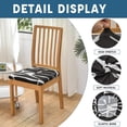 thumbnail image 2 of Chair Covers Seat Covers for Dining Room Chair Seat Covers 6PCS Removable Washable Upholstered Chair Seat Cushion Slipcovers Chair Protector with Elastic Bottom for Dining Room,Office, 2 of 6